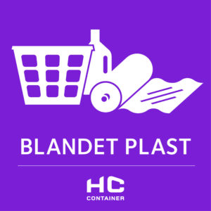 Blandet plast