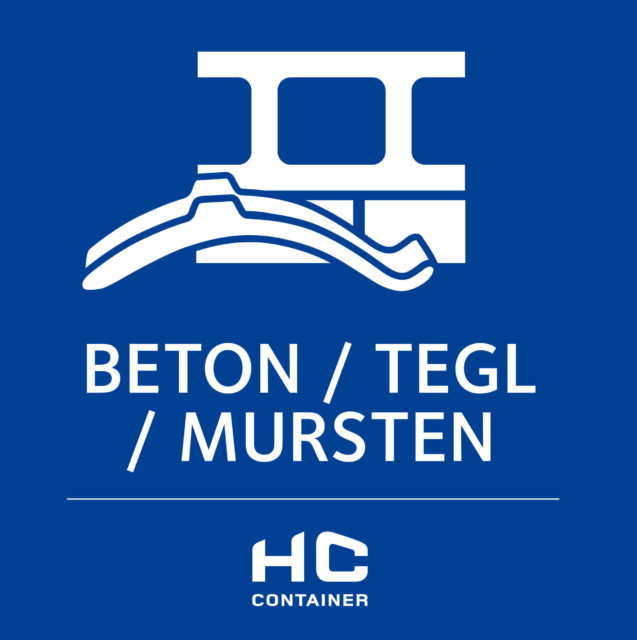Beton/Tegl og Mursten | HC Container Beton/Tegl og Mursten